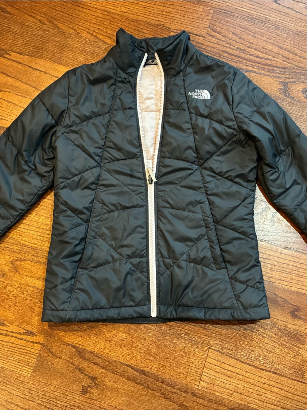 The North Face Girls’ Black Quilted Insulated Puffer Jacket